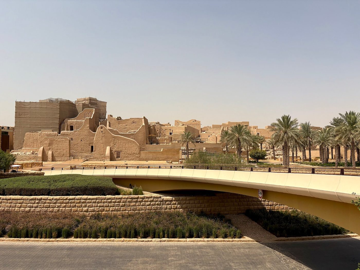 At-Turaif in 2025, restored and open, with landscaped approaches